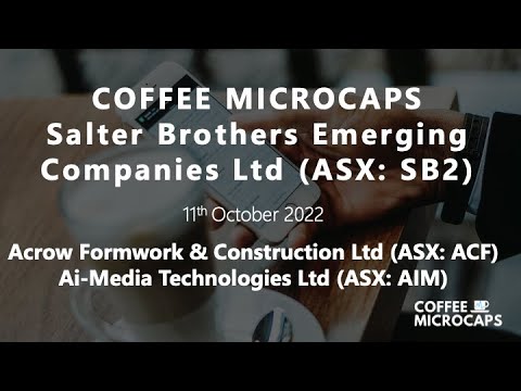 Fund Manager Interview with Salter Emerging Companies Ltd on ACF & AIM #coffeemicrocaps